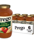 Prego Creamy Tomato Basil Pasta Sauce 235 OZ Jar Case of 6