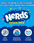 Nerds, Grape – Powder Drink Mix - Delicious hydration - 12 boxes makes 72 drinks