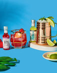 Thoughtfully Cocktails Mule Master Cocktail Mixer Set Vegan and Vegetarian Flavors Include Moscow Berry and more Set of 6 Contains No Alcohol