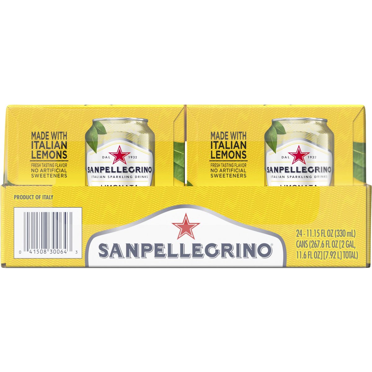 Sanpellegrino Italian Sparkling Drink Limonata Sparkling Lemon Beverage 24 Pack of 1115 Fl Oz Cans