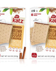 Katz Gluten Free Toaster Pastries Unfrosted Cinnamon Flavor Easy Breakfast Snacks Healthy Snacks For Adults  Kids Gluten Free Dairy Free Nut Free Peanut Free Soy Free Kosher Snacks 8 OZ Pack Of 2