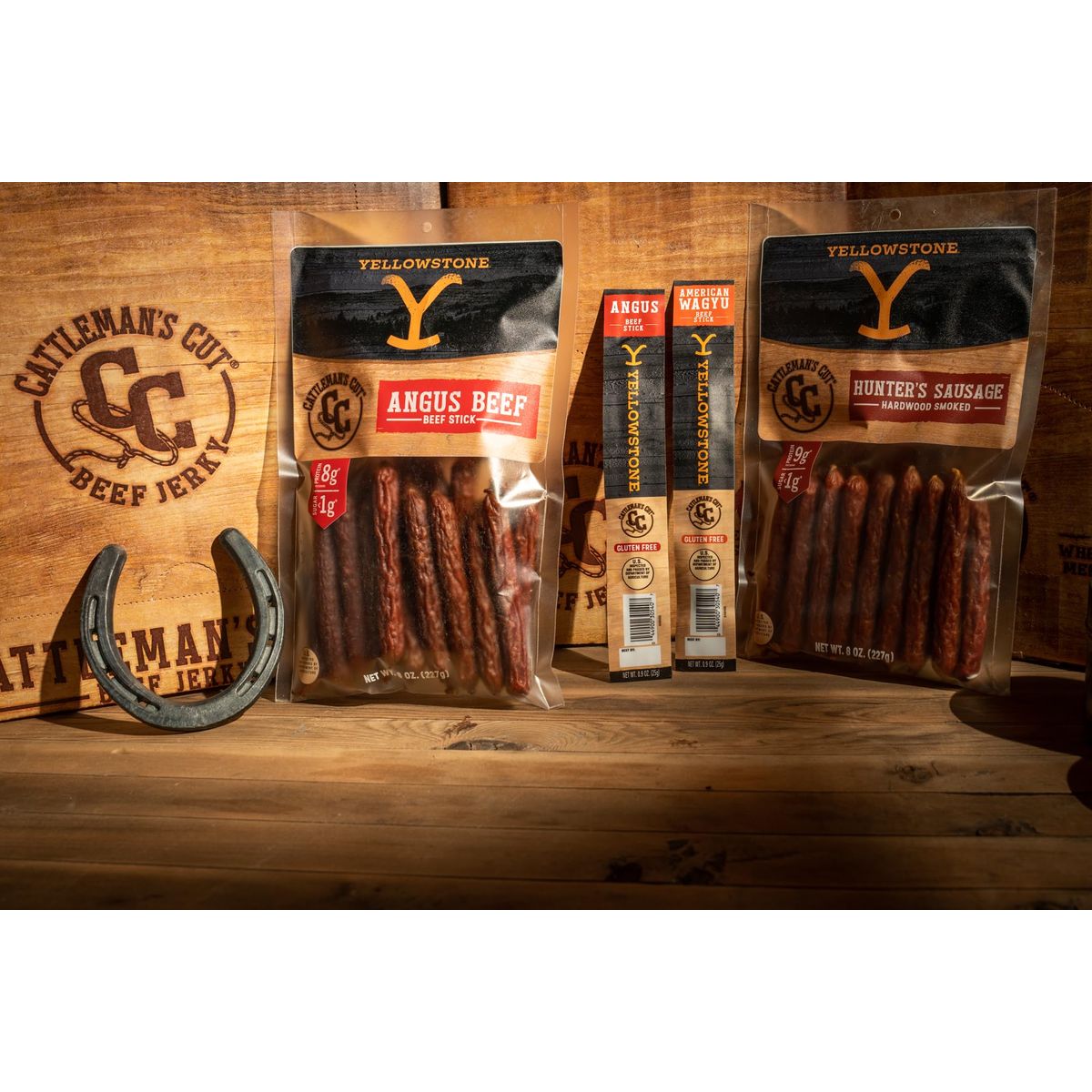 Yellowstone by Cattlemans Cut Hunters Sausage Sticks 8 Ounce