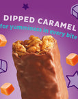 Annie's Organic Dipped Granola Bars, Caramel, Peanut Free, 10 Bars