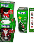 Santa Pez and Snowman Pez Ornament Gift Box 2 Pack- Christmas Pez Candy