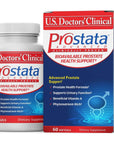 U.S. Doctors’ Clinical Prostata Advanced Bioavailable Prostate Health Support with Saw Palmetto, Lycopene, & Vitamin A for Urinary Function and Relief from Discomfort (1 Month Supply - 60 Softgels)