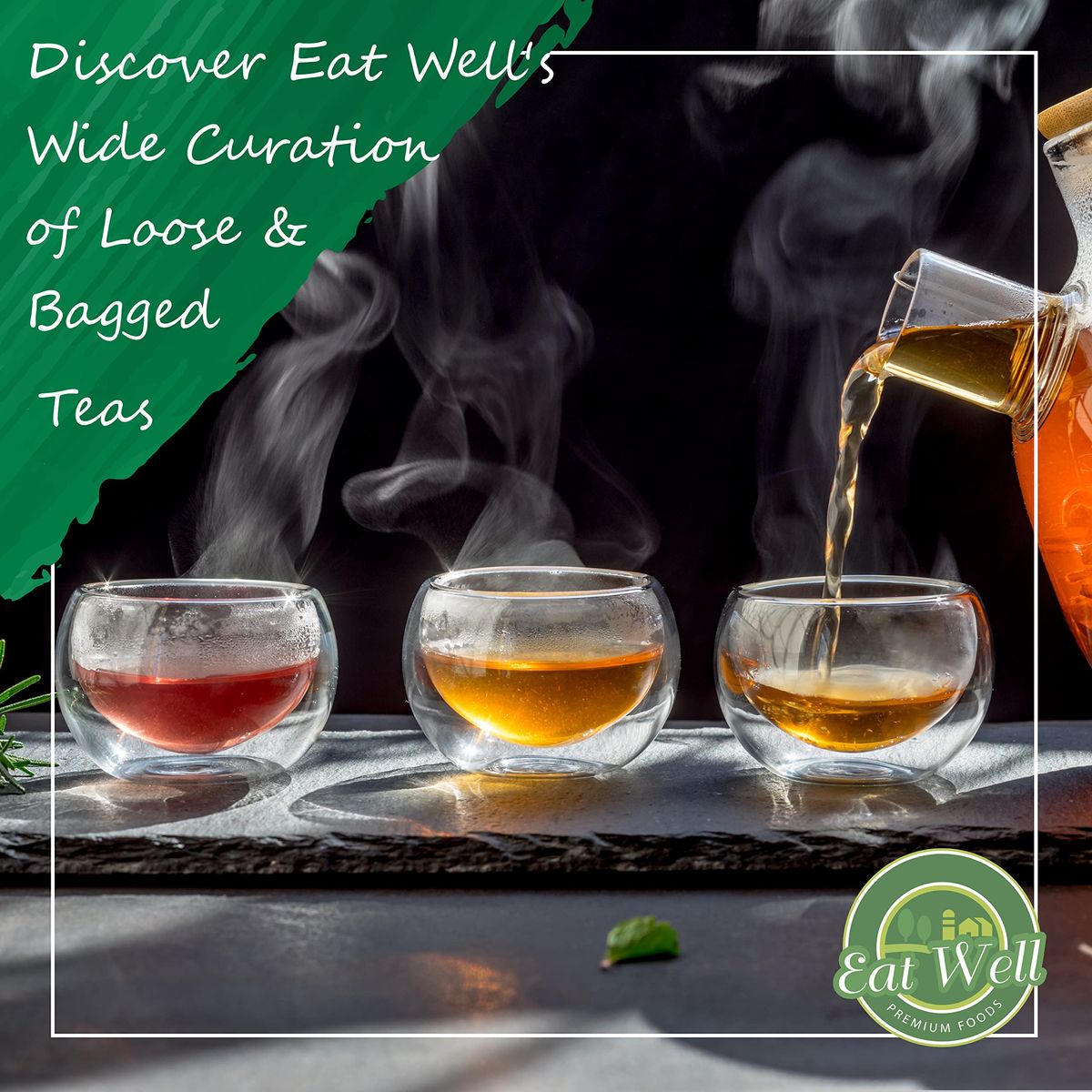 Eat Well Peppermint Tea Bags 100 bags Bulk Size 67 oz 100 Natural Peppermint Leaves Tea Tea for Home or Office Herbal Tea Bags Herbal Tea Gift 100 Herb Tea Bags in ReSealable Pack