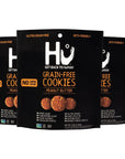 Hu No Added Sugar Peanut Butter Cookies | 3 Pack | Keto, Gluten Free, Grain Free, Dairy Free & No Added Sugar Snack | Paleo, Non GMO Certified & Keto Friendly Desserts | Crunchy Mini Chocolate Chip Cookies