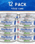 Blue Harbor Fish Co Wild Albacore Solid White Tuna in Water No Salt Added  46 oz Can Pack of 12