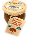 Dalmatia Organic Spread Variety PACK  Apricot  Strawberry Bundled With Kokobunch Kit 285oz