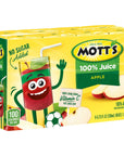 Motts 100 Original Apple Juice 675 Fl Oz Boxes 32 Count 4 Packs Of 8 2 Servings Of Fruit 100 Fruit Juice Glutenfree Caffeinefree Kosher Contains No Artificial Colors Or Sweeteners