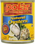 MW Polar Seafood Boiled Whole Oyster 8Ounce Pack of 12