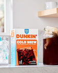 Dunkin Cold Brew Ground Coffee Packs 846 Ounces Pack of 6