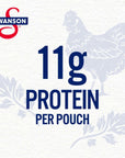 Swanson Lemon and Coarse Ground Pepper White Chunk Fully Cooked Chicken Ready to Eat Simple OntheGo Meals 26 oz Pouch