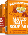 Manischewitz Matzo Ball and Soup Mix 45oz Box Pack of 6 Total of 27 Oz