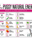 Pussy Natural Energy Drink 845 Fl Oz Pack of 24