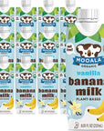 Mooala Vanilla Bananamilk Organic Shelf Stable 237 mL Case 12