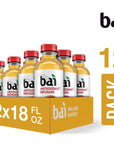 Bai Flavored Water Malawi Mango Antioxidant Infused Drinks 18 Fluid Ounce Bottle Pack of 12