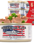 Wild Albacore Tuna Fish by American Tuna  No Salt Added Wild Caught MSC Certified and OnebyOne Pole Caught  6 6 Ounce Cans  Super Premium Canned Tuna for Health and Flavor Enthusiasts