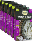 Natural Heaven Hearts of Palm Rice White  LowCarb and LowCalorie White Rice Keto Paleo PlantBased Healthy Food Ready to Eat 9 Oz Ea Pack of 6