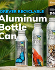 RainForest Artesian Water from Costa Rica Aluminium Reusable Bottle 169 oz  500 mL 12 Pack