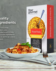 Fiber Gourmet Pasta  Spanish Pilaf Riced Pasta FiberRich Low Calorie Healthy Pasta  Made in Italy Kosher Vegan Certified NonGMO and Has Zero Artificial Colors or Flavoring  5 Oz Pack of 6