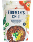 PS Seasoning Firemans Chili Seasoning Mix  Easy to Use Instant Chili Mix  Onepot Chili Seasoning