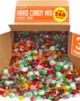 Hard Candy Assortment  3 Pounds  Big Bulk Office Hard Candies Mix  Old Fashion Classic Hard Candy  Rootbeer Barrels Butterscotch Strawberry Bon Bons Sour Balls Coffee Candy and More