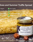 Truffletopia  Olive and Summer Truffle Spread Tapenade  Flavorful Real Truffles use in Pasta Sauce Pizza Sauce for Topping  Gluten Free Keto  28 oz