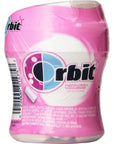 Orbit Bubble Gum Cups Bubble Mint 55 pieces bottle 27 Ounce Pack of 6