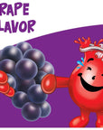 KoolAid Unsweetened Caffiene Free Grape Zero Calories Powdered Drink Mix 1 Count Pitcher Packet