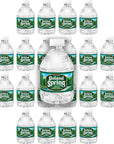 Blue Ribbon Poland Spring Natural Spring Water 8 Fl Oz Pack of 20 Total of 160 Fl Oz