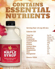 Grade B Maple Syrup 32 Oz Jug  100 Pure Maple Syrup Now Grade A Dark Bold Robust Flavor  Artisan Maple Syrup Gift  USAMade Breakfast Syrups  Toppings by Lincoln County Reserve