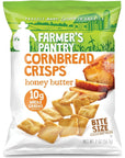 Farmer's Pantry Bulk Pack Honey Butter Cornbread Crisps, Honey Butter, 2 Ounce (Pack of 24)