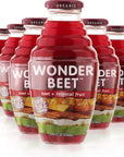 Beetology Organic Beet and Tropical Juice 845oz 6 Pack  100 Cold Pressed  Heart Healthy  Nutrient Packed Vegetable Juice  Vibrant Flavor  Wonder Beet