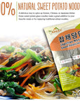 APEXY Sweet Potato Glass Noodles Japchae Noodles Korean Vermicelli Pasta Fatfree and Glutenfree 100 Sweet Potato Starch No Additive No Alum inside 24oz 680g