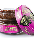 Eurocaviar  Shikran  Premium Anchovy Caviar Pearls from The Cantabrian Sea  352 oz 100 g  Reduced Salt Omega3 Rich and NutrientPacked Product of Spain Premium Caviar Alternative