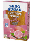 Country Time SugarFree Pink Lemonade Drink Mix 6 OntheGo Packets