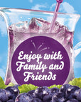 Crystal Light SugarFree Concord Grape Low Calories Powdered Drink Mix 6 Count Pitcher Packets