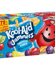 KoolAid Jammers Tropical Punch Flavored Kids 0 Juice Drink 10 ct Box 6 fl oz Pouches