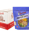 Bobs Red Mill Organic Protein Oats  32 oz Pack of 4 Non GMO Gluten Free Whole Grain