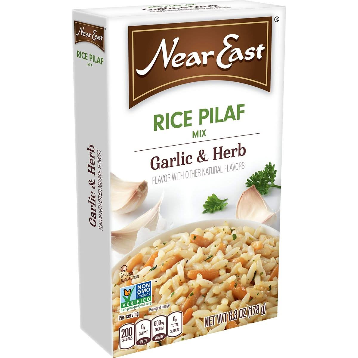 Near East Rice Pilaf Mix Garlic  Herb 63oz Box