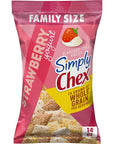 Simply Chex Strawberry Yogurt Snack Mix 14 oz Bag