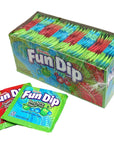 LikMAid Fun Dip 48 Pack Bulk Case 2 Flavors Cherry Yum Diddly Dip and Blue Razz Magic Dip The Hampton Popcorn  Candy Company