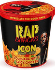 Rap Snacks Louisiana Hot ICON Ramen Noodles BoosiePack of 12