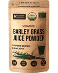 Numami Organic Barley Grass Juice Powder Grown in USA Pure Raw and Water soluble Add to Your Smoothie or Drink as a Juice Organic Barley Grass