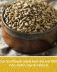 Sunflower Seeds Raw 2lbs  Unsalted Sunflower Seeds to Eat  Shelled Sunflower Seeds Bulk  Sun Flower Seeds for Eating  Sunflower Kernels  Raw Sunflower Seeds Shelled 32oz