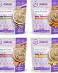 Ready, Set, Food! Organic Baby Oatmeal Cereal | Original, Banana Apple, Peanut Butter Banana & Sweet Potato Carrot Variety Pack |