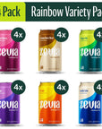 Zevia Zero Calorie Soda, Rainbow Variety Pack, 12 Ounce Cans (Pack of 24)