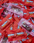 Twizzlers Strawberry Licorice Candy  95 Strawberry Twizzlers Individually Wrapped Fun Size Candy  Bulk Individually Wrapped Twizzlers Twists Strawberry Red Candy  95 Pieces