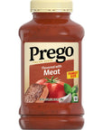 Prego Italian Tomato Pasta Sauce Flavored With Meat 45 OZ Jar